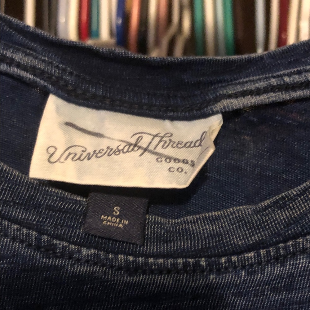 Universal Thread Dark Blue Tank Top - Picture 2 of 5